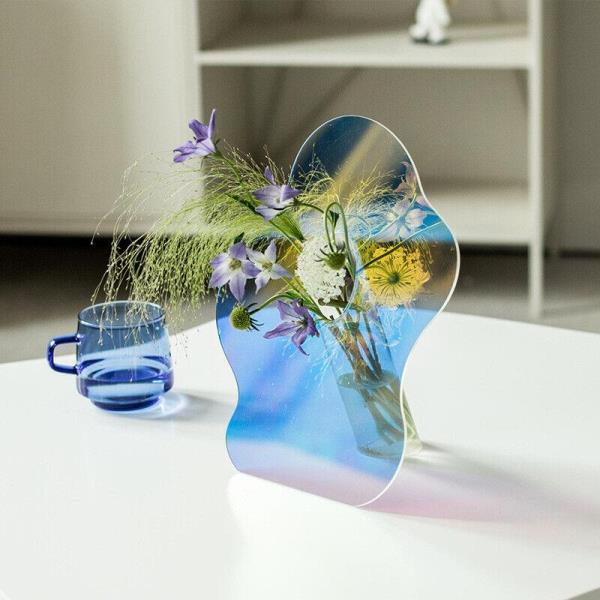 Nordic Modern Acrylic Transparent Standing Flower Vase