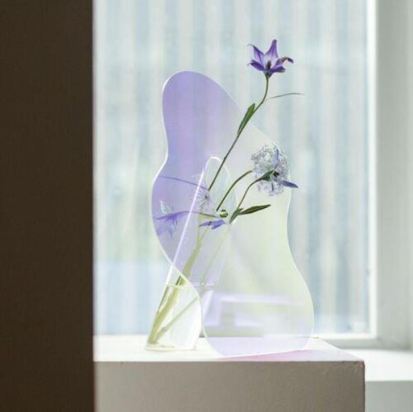 Nordic Modern Acrylic Transparent Standing Flower Vase