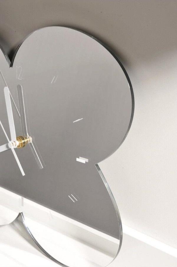 Nordic Luxury Acrylic Modern Scale Mirror Silent Wall Clock