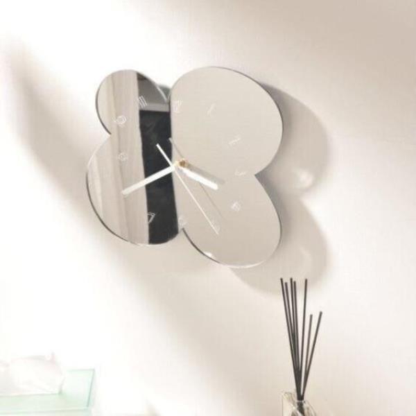 Nordic Luxury Acrylic Modern Scale Mirror Silent Wall Clock