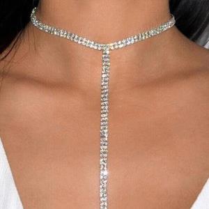 Luxury 18K Platinum Plated Butterfly Glitter Clavicle Necklace