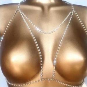 Multi Tassel Pearl Bikini Shoulder Body Chain