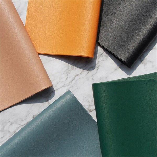 4 Faux Leather Rectangle Table Dining Placemats