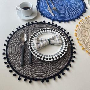 2 Modern Woven Rectangle Table Dining Placemats