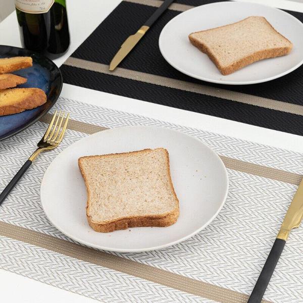 2 Modern Woven Rectangle Table Dining Placemats