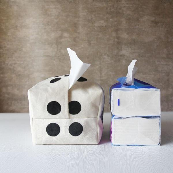 Creative Dice Cloth Paper Tissue Box Cover