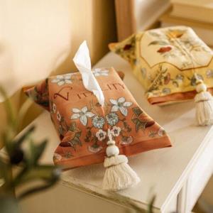 Retro Tassel Paper Tissue Box Cover