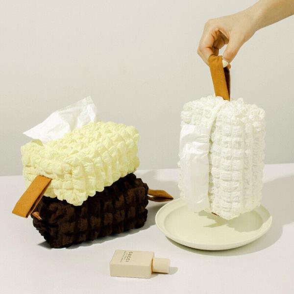 Puff Hanging Paper Tissue Box Cover