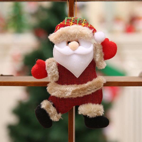 4 Pcs Christmas Dancing Santa Hanging Tree Ornament Decorations