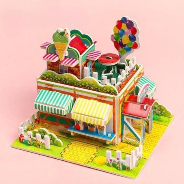 3D DIY Educational Princess Castle Building Jigsaw Puzzle