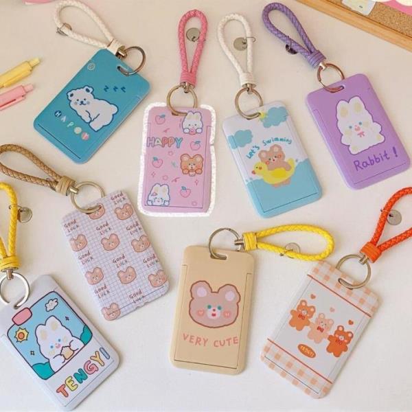 Cartoon Animal ID Opal Miki Metro Card Holder Hard Case