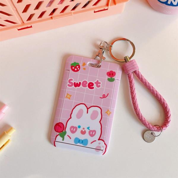 Cartoon Animal ID Opal Miki Metro Card Holder Hard Case