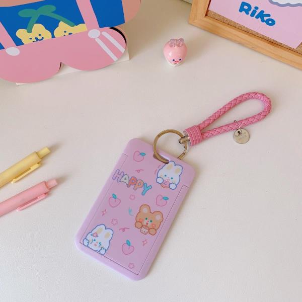 Cartoon Animal ID Opal Miki Metro Card Holder Hard Case