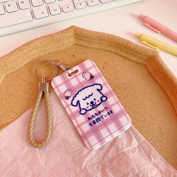 Cartoon Animal ID Opal Miki Metro Card Holder Hard Case