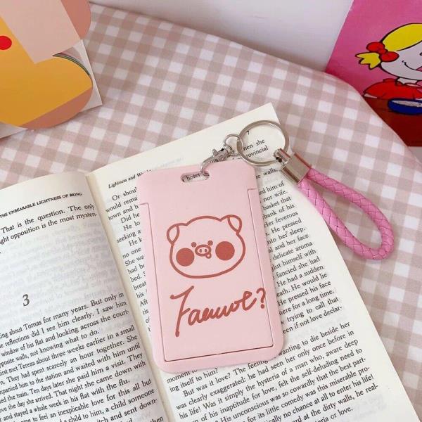 Cartoon Animal ID Opal Miki Metro Card Holder Hard Case