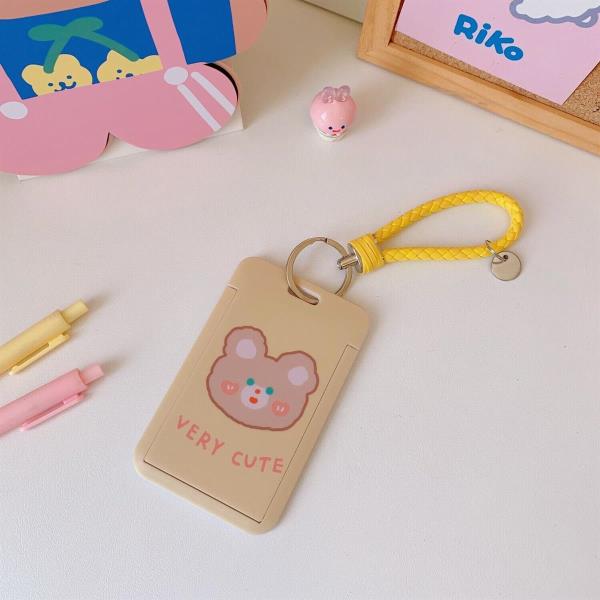 Cartoon Animal ID Opal Miki Metro Card Holder Hard Case