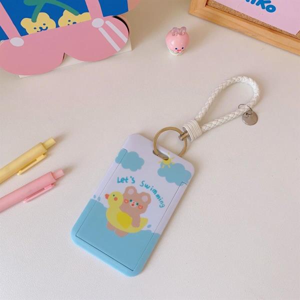 Cartoon Animal ID Opal Miki Metro Card Holder Hard Case