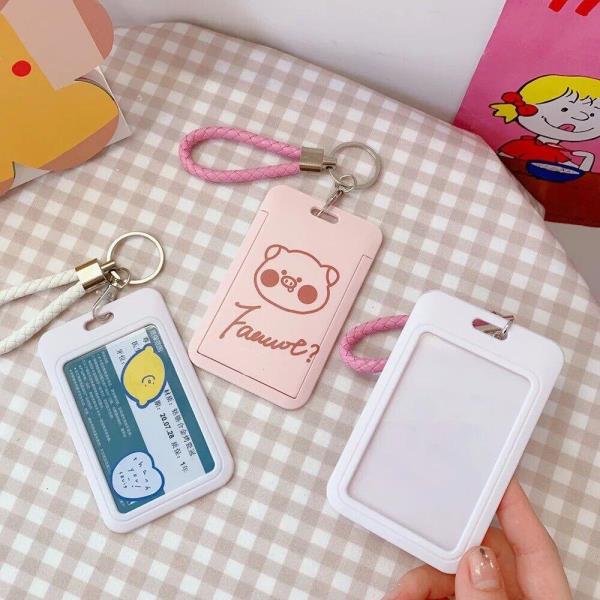 Cartoon Animal ID Opal Miki Metro Card Holder Hard Case