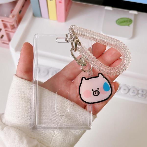 Transparent ID Opal Miki Metro Card Holder Hard Case