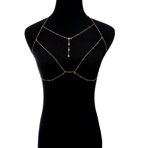 Bohemia Crystal Bikini Bra Chest Body Chain