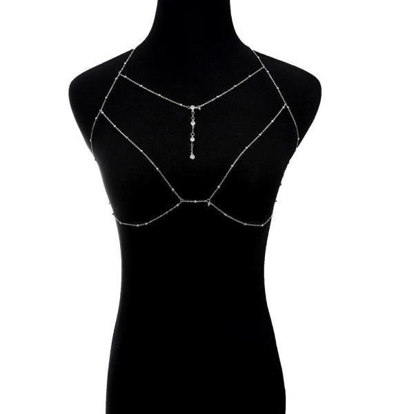 Bohemia Crystal Bikini Bra Chest Body Chain