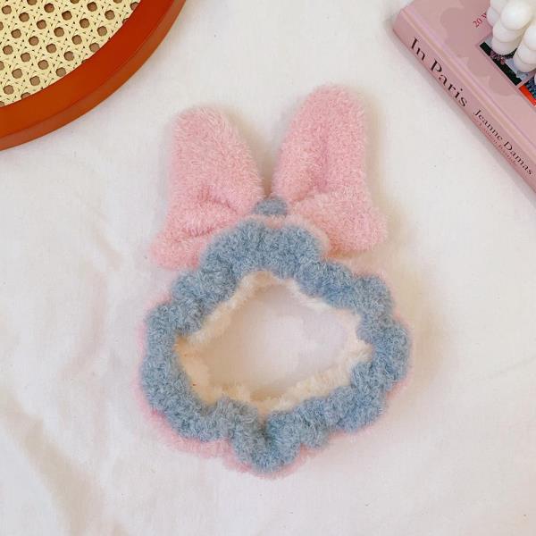 Flannel Bow Face Washing Hairband