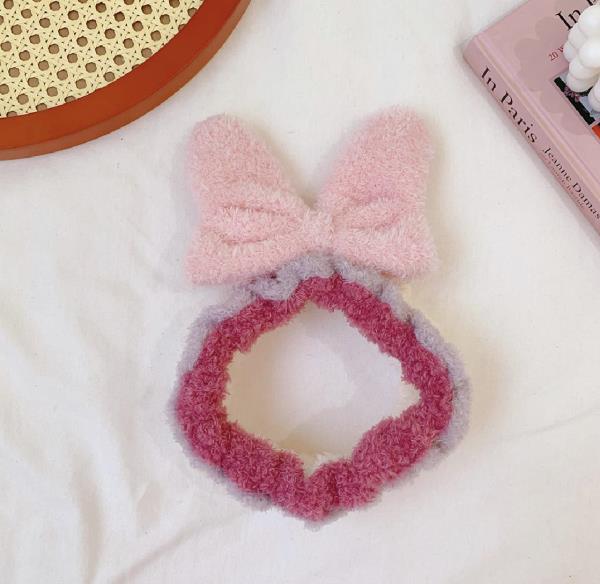 Flannel Bow Face Washing Hairband