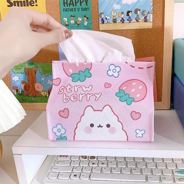 Kawaii Fruit Animal Waterproof Tissue Box Cover