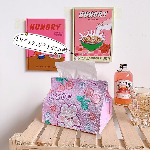 Kawaii Fruit Animal Waterproof Tissue Box Cover