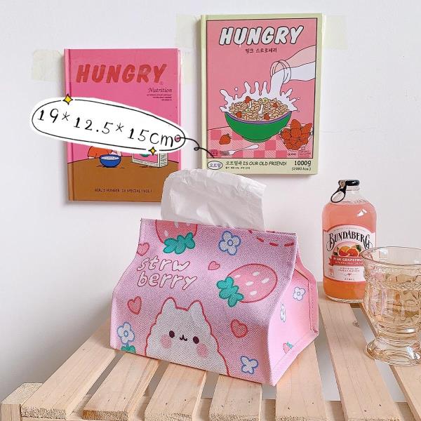 Kawaii Fruit Animal Waterproof Tissue Box Cover