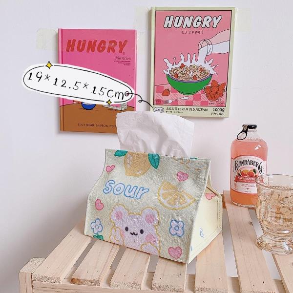 Kawaii Fruit Animal Waterproof Tissue Box Cover