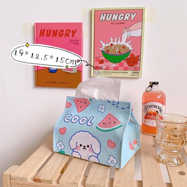 Kawaii Fruit Animal Waterproof Tissue Box Cover