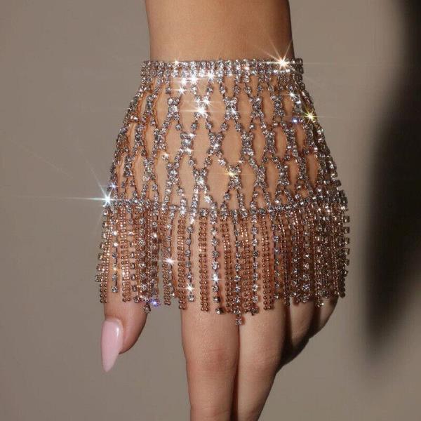 Luxury Glitter Woven Tassel Chain Bracelet Armlet