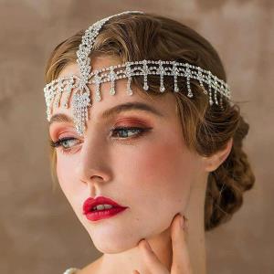 Gypsy Flower Crystal Elastic Tassel Head Chain