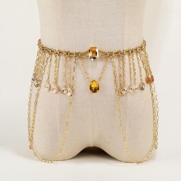 Bohemian Coin Tassel Waist Belly Dance Chain