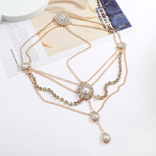 Bohemian Dangle Waterdrop Hair Chain