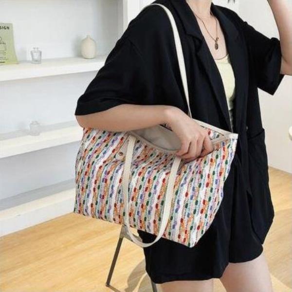 Multicolour Waterproof Large Casual Tote Shoulder Bag