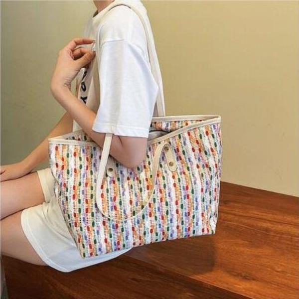 Multicolour Waterproof Large Casual Tote Shoulder Bag