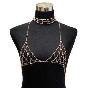 Snake Pendent Chest Body Chain