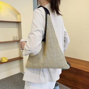 Woven Bucket Crossbody Bag