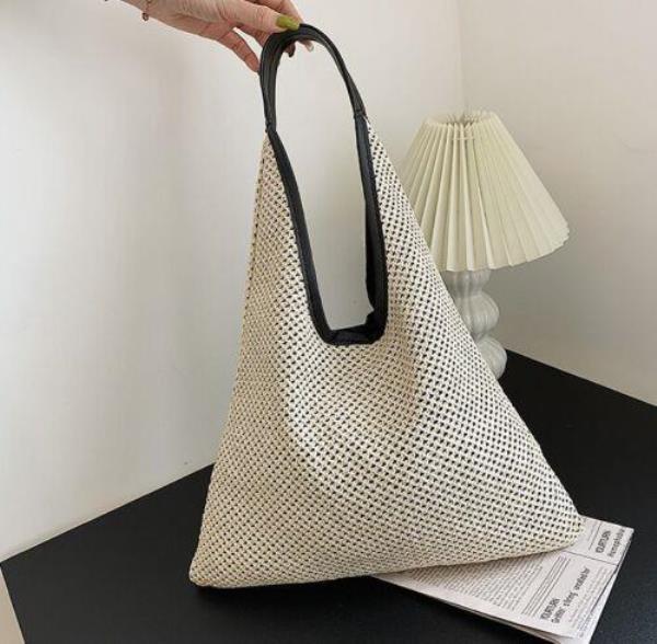 Summer Straw Woven Large Tote Casual Bag