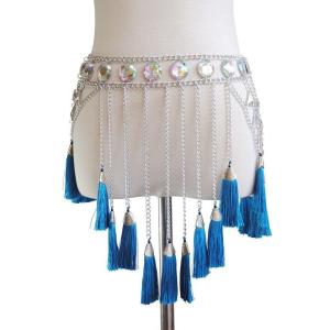 Rhinestone Angel Wings Waist Body Chain