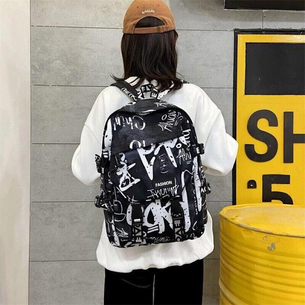 Large Graffiti Causal School Backpack