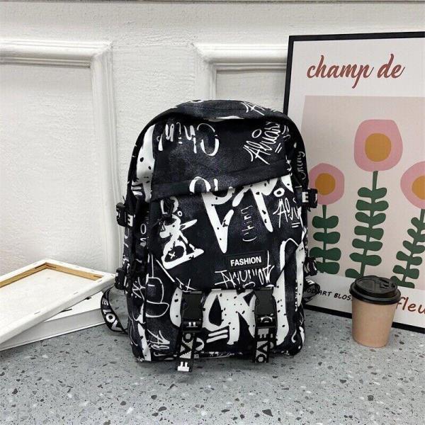 Large Graffiti Causal School Backpack