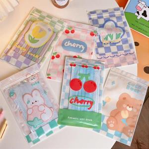 4 Pcs Cartoon Bear Greeting Gift Cards