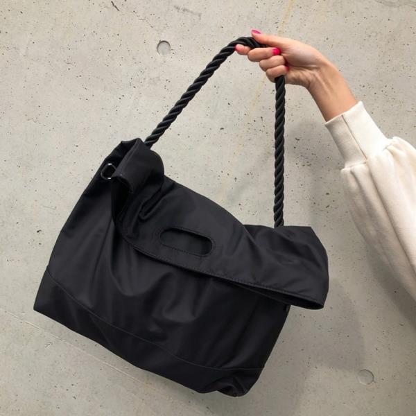 Large Black Nylon Bag