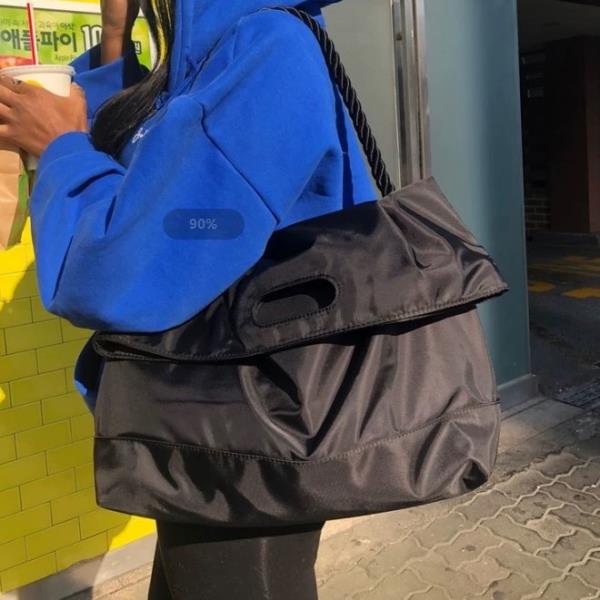 Large Black Nylon Bag