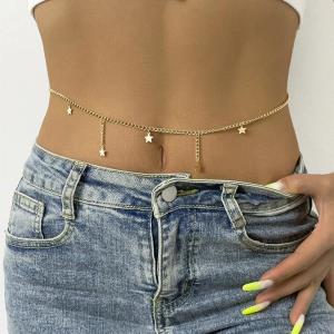 Pearl Necklace Waist Crossbody Body Chain