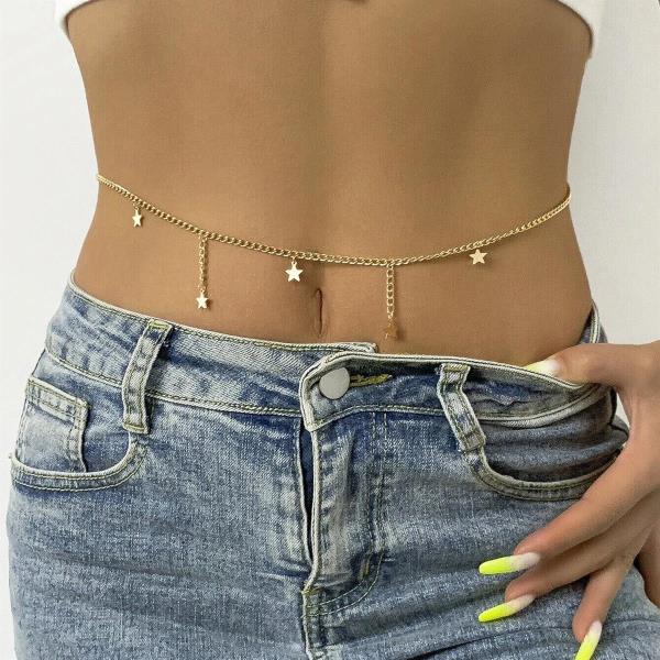 Bikini Star Tassel Waist Belly Chain