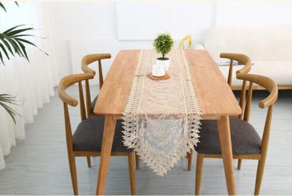 180 CM Leaf Macrame Lace Cloth Dining Table Runner